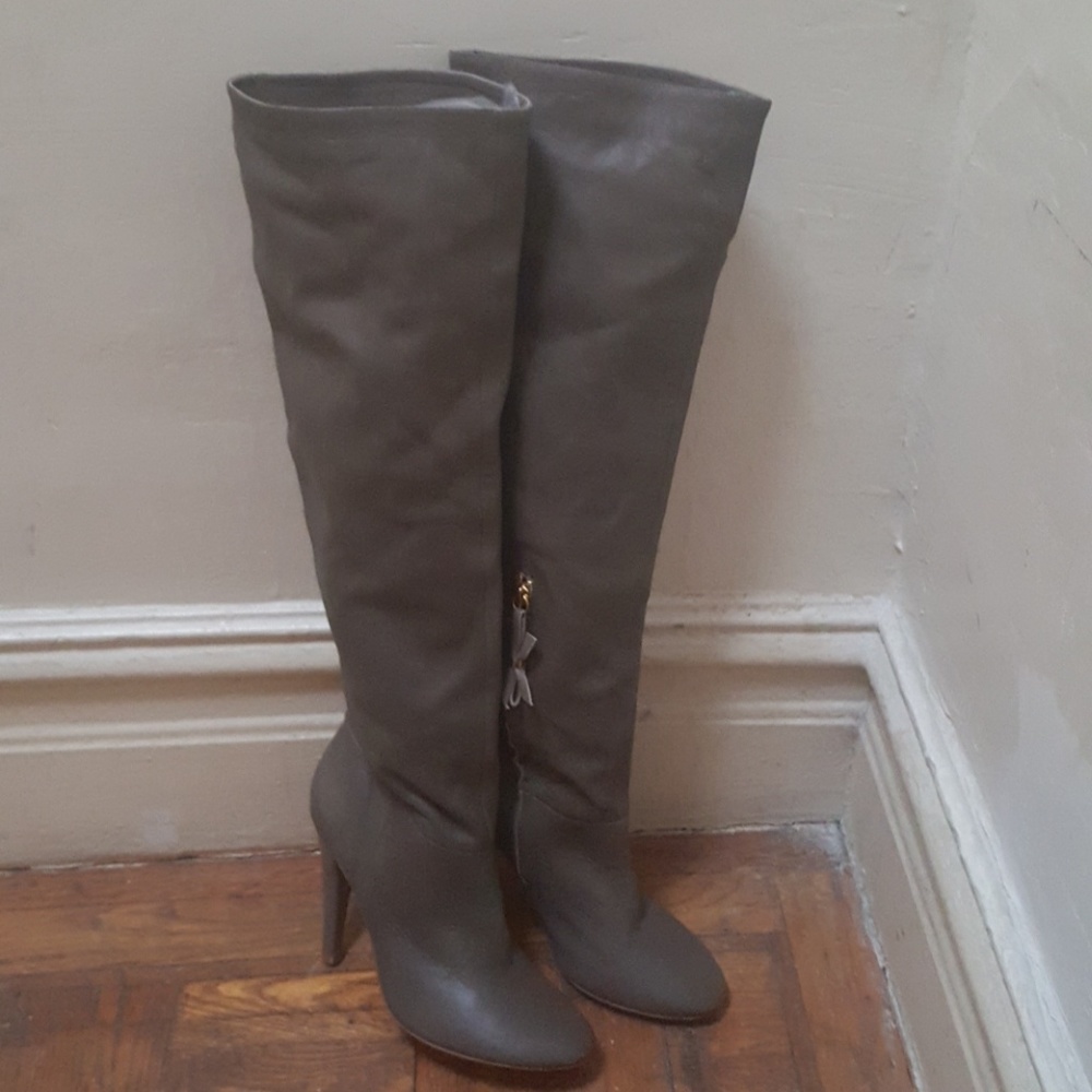 Rebecca Taylor Leather High Heel Boots